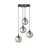 Emibig Pendant Cosmo Steel Black | Suitable for 4x E14 - Max 10W