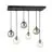 Emibig Pendant Cosmo Steel Black | Suitable for 6x E14 - Max 10W