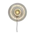 It's about RoMi Wall Light Brussels Glass Gold | Suitable for 1x E27 